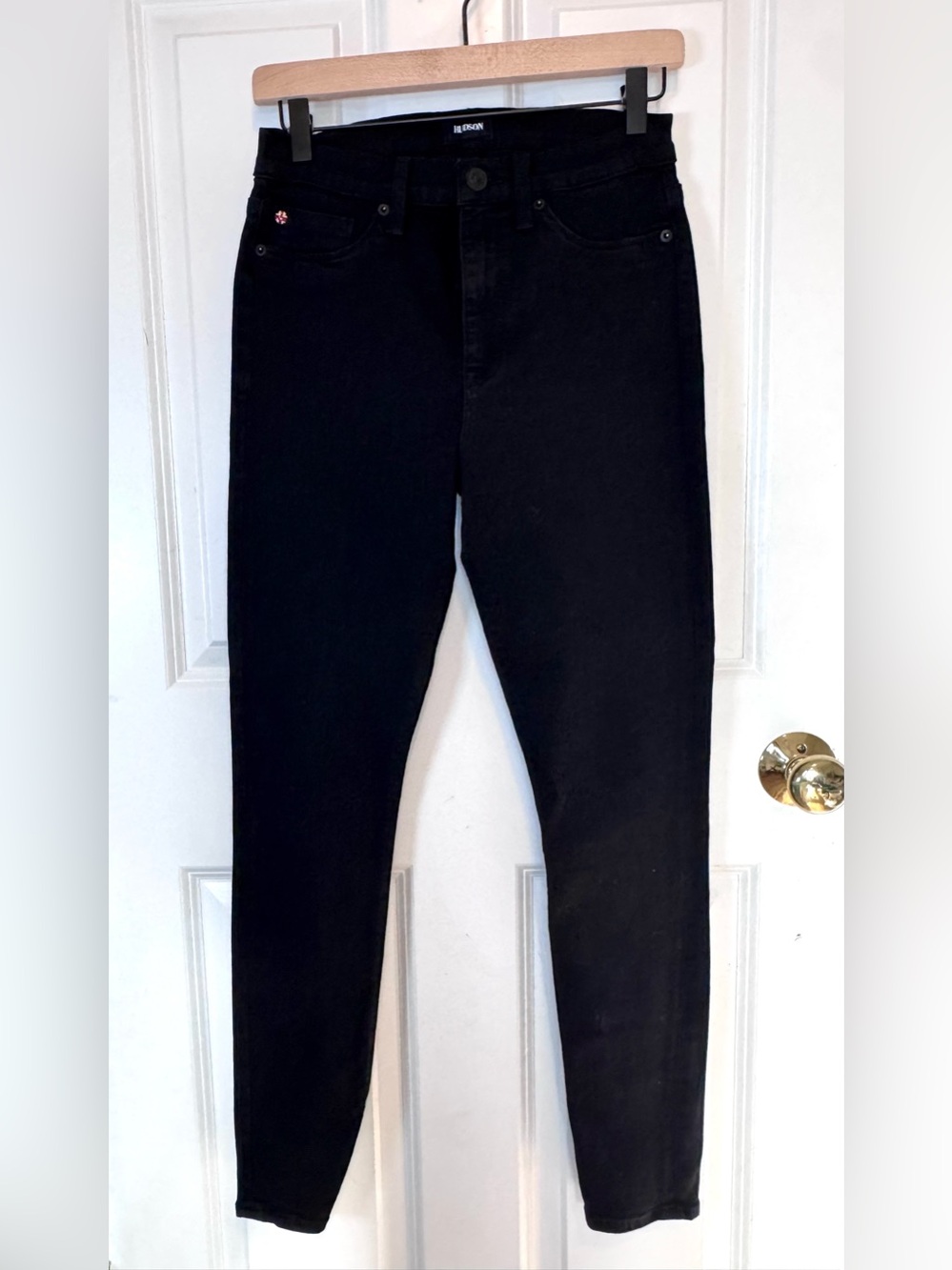 Hudson Jeans Black Stretch Skinny
